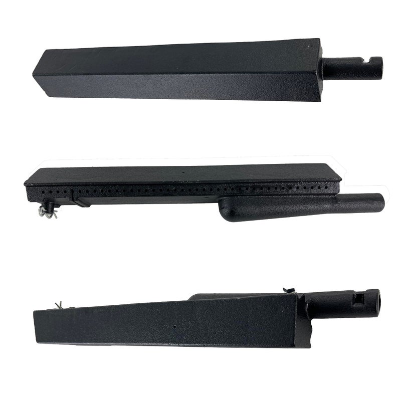 Direct store Parts DB106 (3-pack) 13 3/4â€ Cast Iron Burner Replacement for Charbroil, Centro, Front Avenue, Costco Kirkland, Thermos Gas Grills, for Charbroil 463240804, 463247004, 463261406 models - Image 3